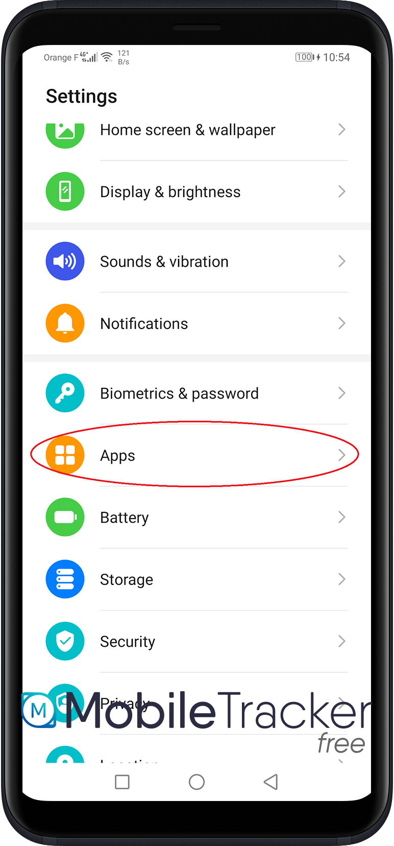 Huawei Honor Android 10.x Guide Mobile Tracker Free